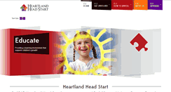 Desktop Screenshot of heartlandheadstart.org