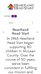 Mobile Screenshot of heartlandheadstart.org